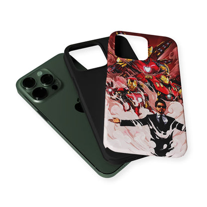 Legend Tony Stark Iron Man 2 in 1 Tough Phone Case