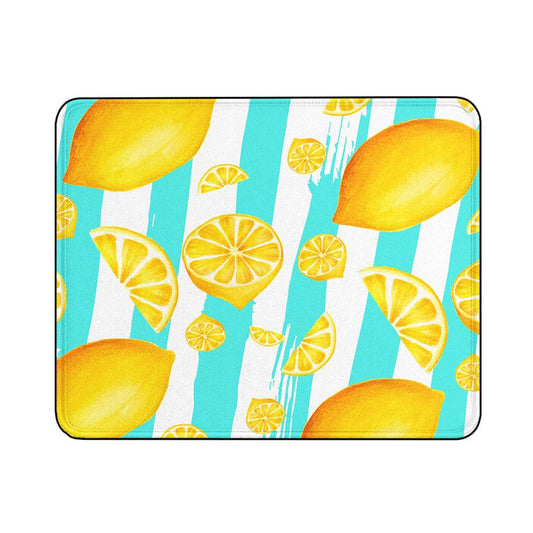 Lemon Fruit Slice Pattern Mouse Pads-18x21 CM-Oxvistore