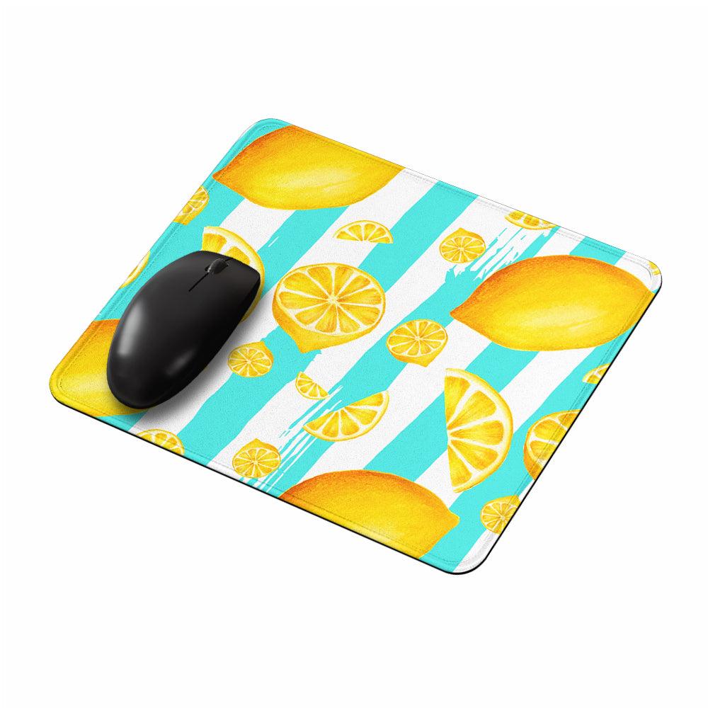 Lemon Fruit Slice Pattern Mouse Pads-Oxvistore