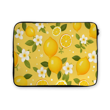 Lemon Texture Pattern Laptop Sleeve Protective Cover