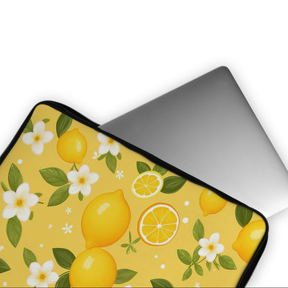 Lemon Texture Pattern Laptop Sleeve Protective Cover