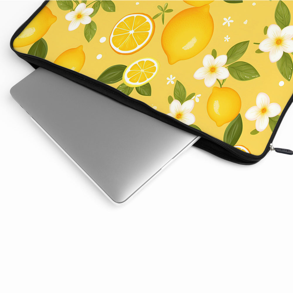 Lemon Texture Pattern Laptop Sleeve Protective Cover