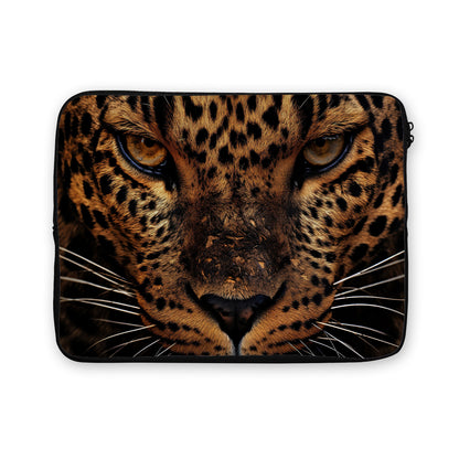 Leopard Face Laptop Sleeve Protective Cover