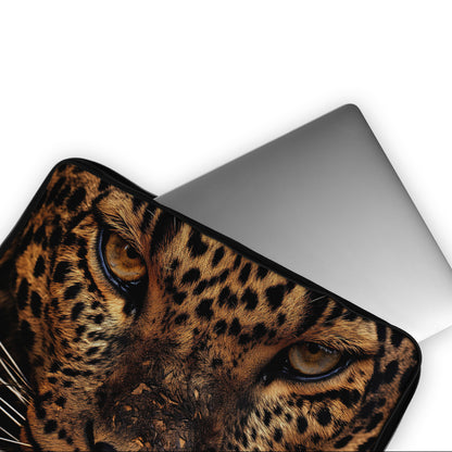 Leopard Face Laptop Sleeve Protective Cover