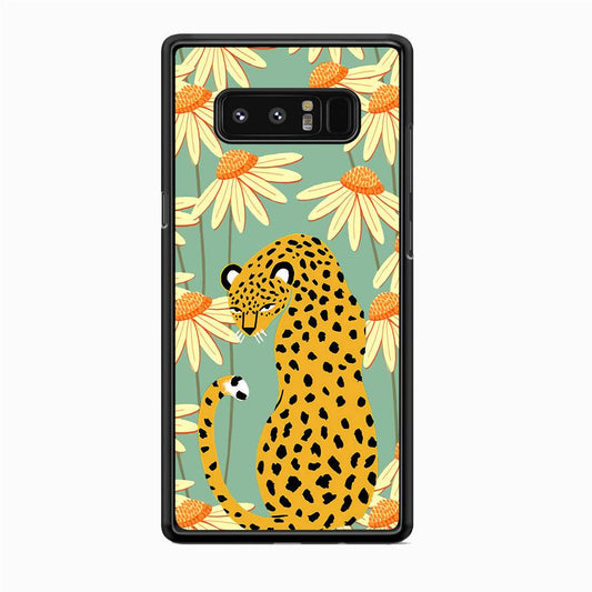 Leopard Flower Umbrella Samsung Galaxy Note 8 Case-Oxvistore