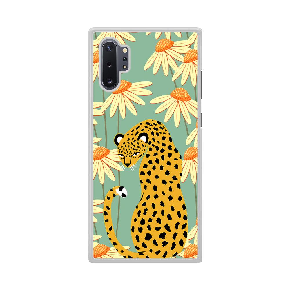 Leopard Flower Umbrella Samsung Galaxy Note 10 Plus Case-Oxvistore