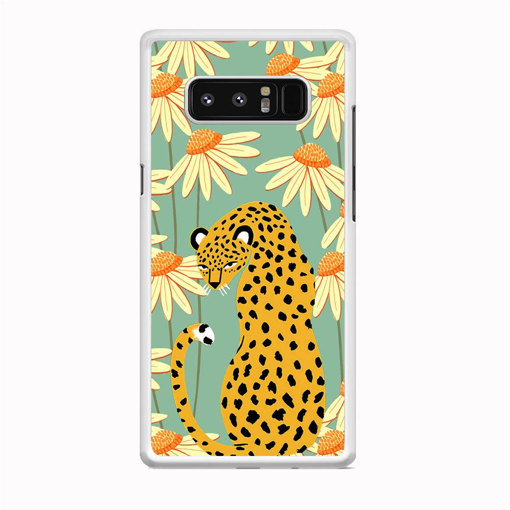 Leopard Flower Umbrella Samsung Galaxy Note 8 Case-Oxvistore