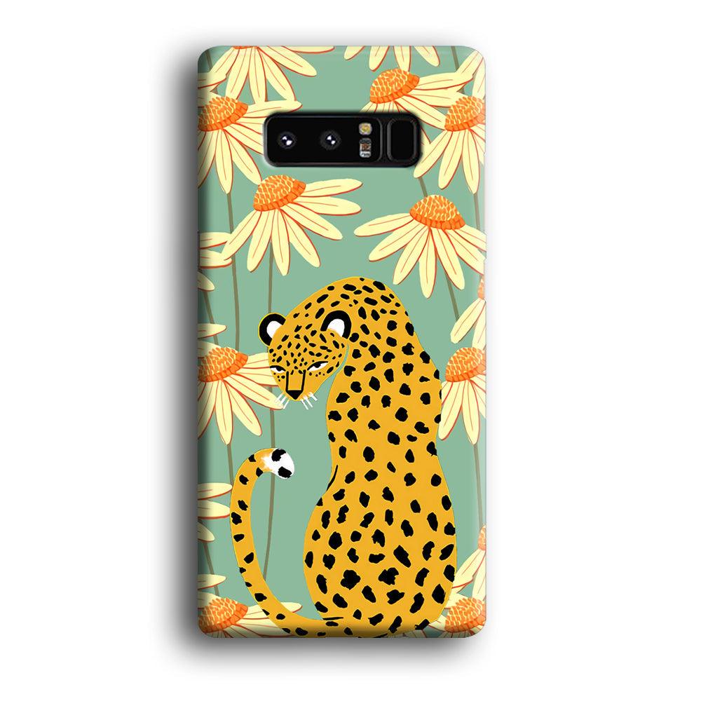 Leopard Flower Umbrella Samsung Galaxy Note 8 Case-Oxvistore