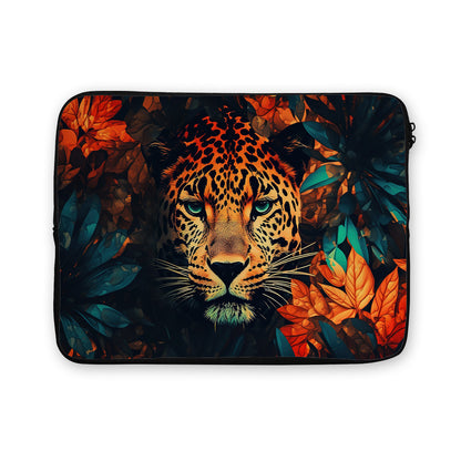 Leopard in The Jungle Laptop Sleeve Protective Cover