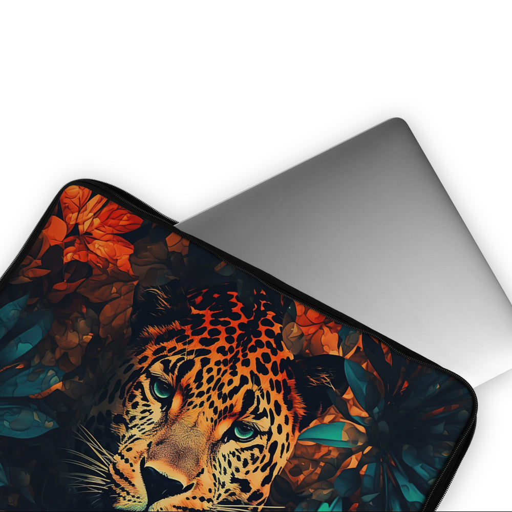 Leopard in The Jungle Laptop Sleeve Protective Cover