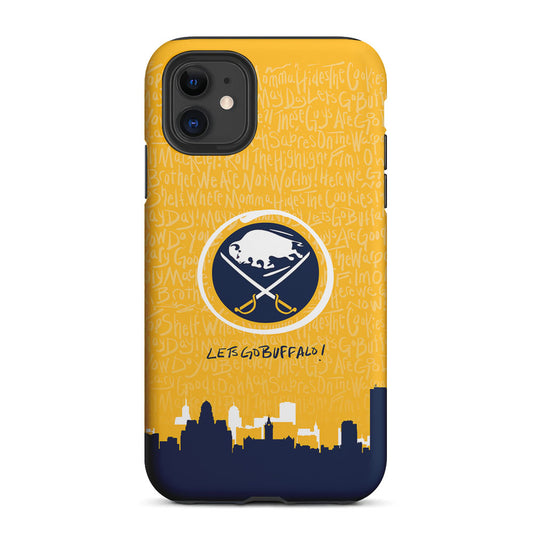 Lets Go Buffalo Sabres 2 in 1 Tough Phone Case