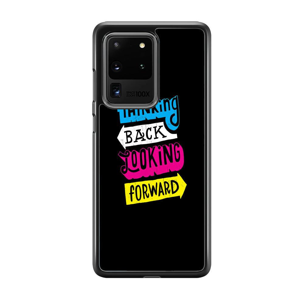 Life Impulse -Thinking Forward- Samsung Galaxy S20 Ultra Case-Rubber Black (2D Case)-Oxvistore