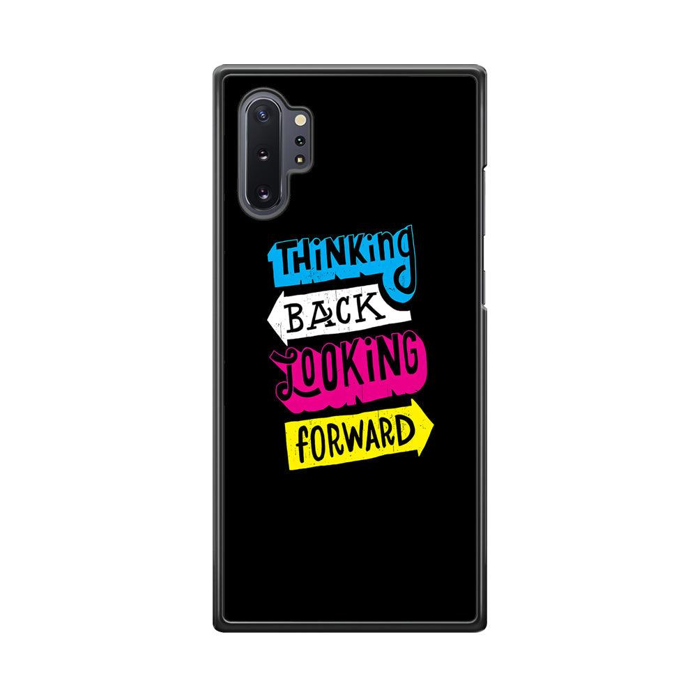 Life Impulse -Thinking Forward- Samsung Galaxy Note 10 Plus Case-Rubber Black (2D Case)-Oxvistore