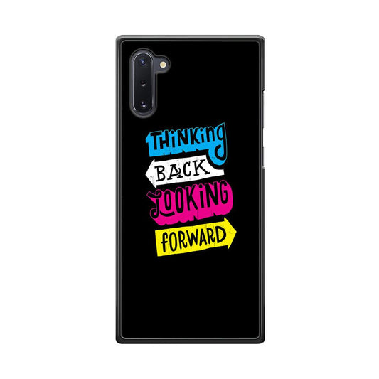 Life Impulse -Thinking Forward- Samsung Galaxy Note 10 Case-Rubber Black (2D Case)-Oxvistore