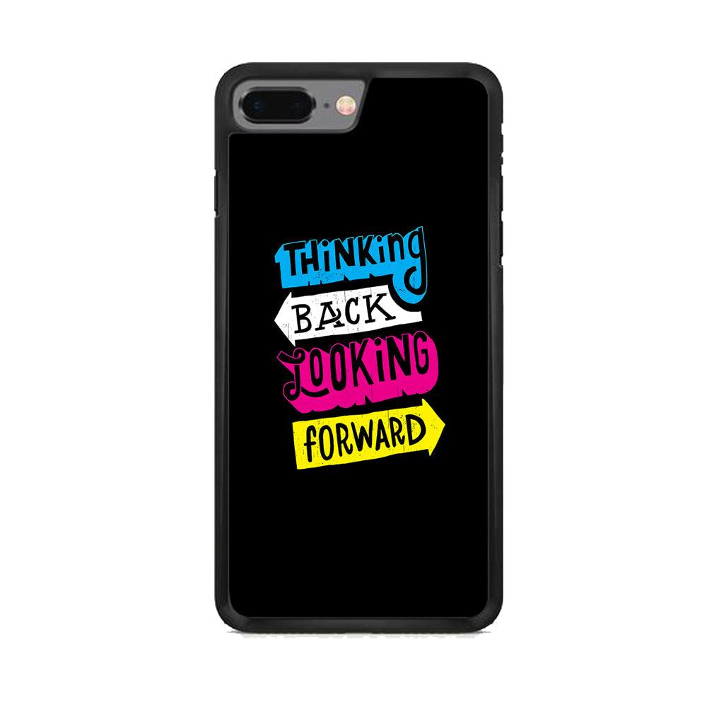 Life Impulse -Thinking Forward- iPhone 8 Plus Case-Rubber White (2D Case)-Oxvistore