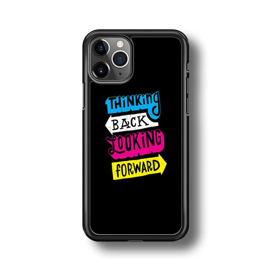 Life Impulse -Thinking Forward- iPhone 11 Pro Case-Rubber Black (2D Case)-Oxvistore