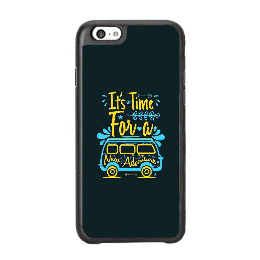 Life Impulse -Time for Adventure- iPhone 6 Plus | 6s Plus Case-Rubber Black (2D Case)-Oxvistore