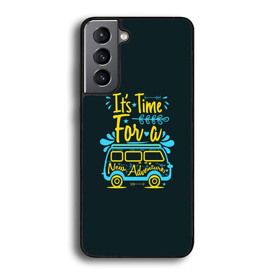 Life Impulse -Time for Adventure- Samsung Galaxy S22 Case-Rubber Black (2D Case)-Oxvistore