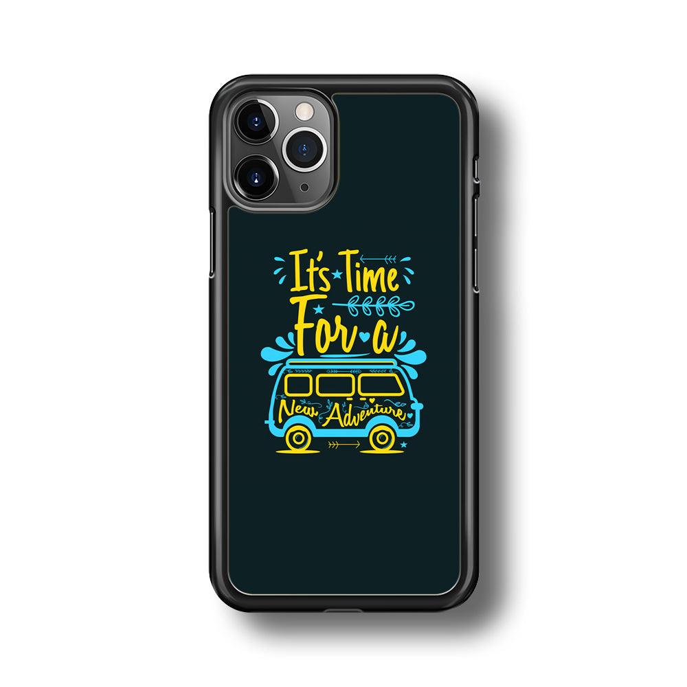 Life Impulse -Time for Adventure- iPhone 11 Pro Max Case-Rubber Black (2D Case)-Oxvistore