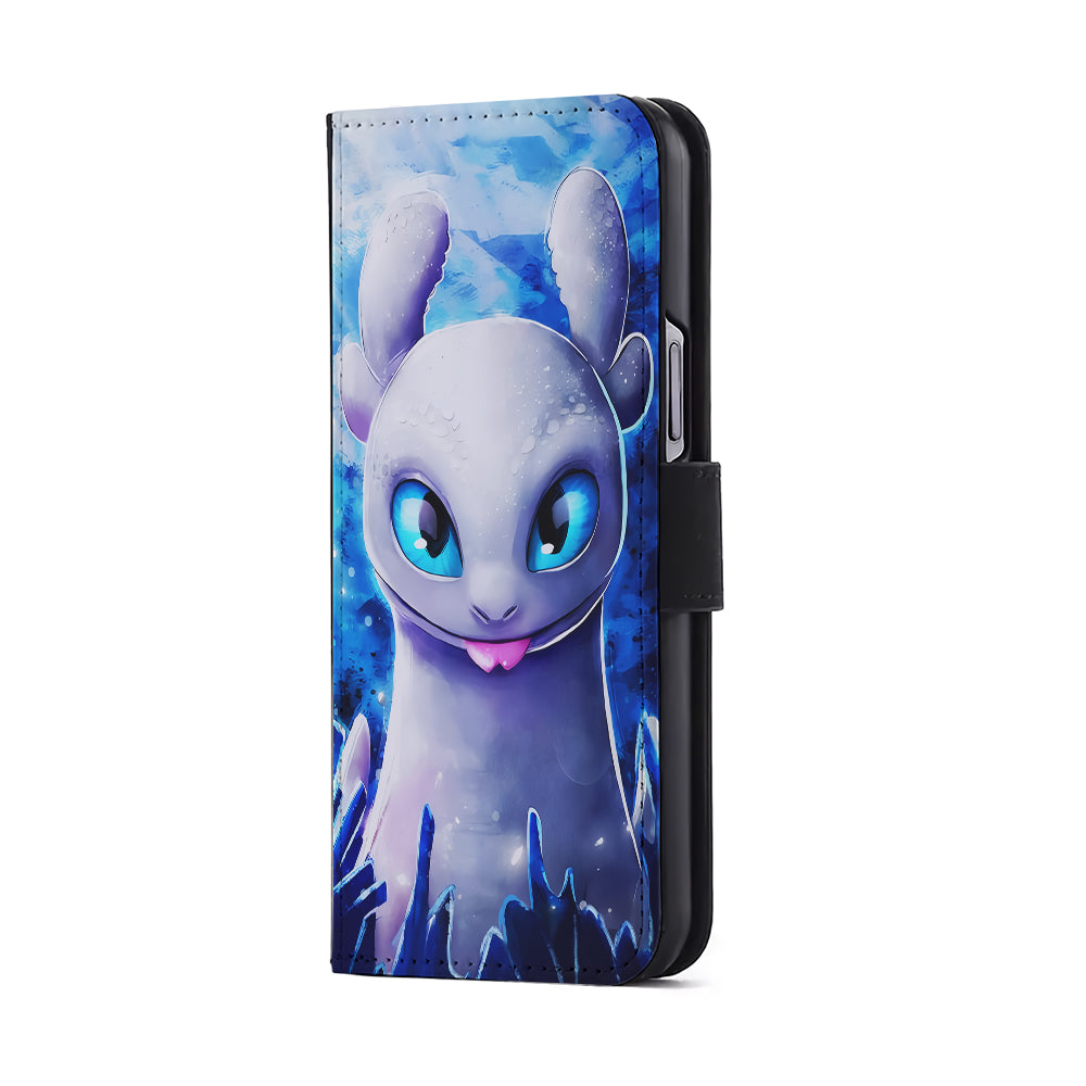 Light Fury How To Train Your Dragon Flip Wallet Phone Case