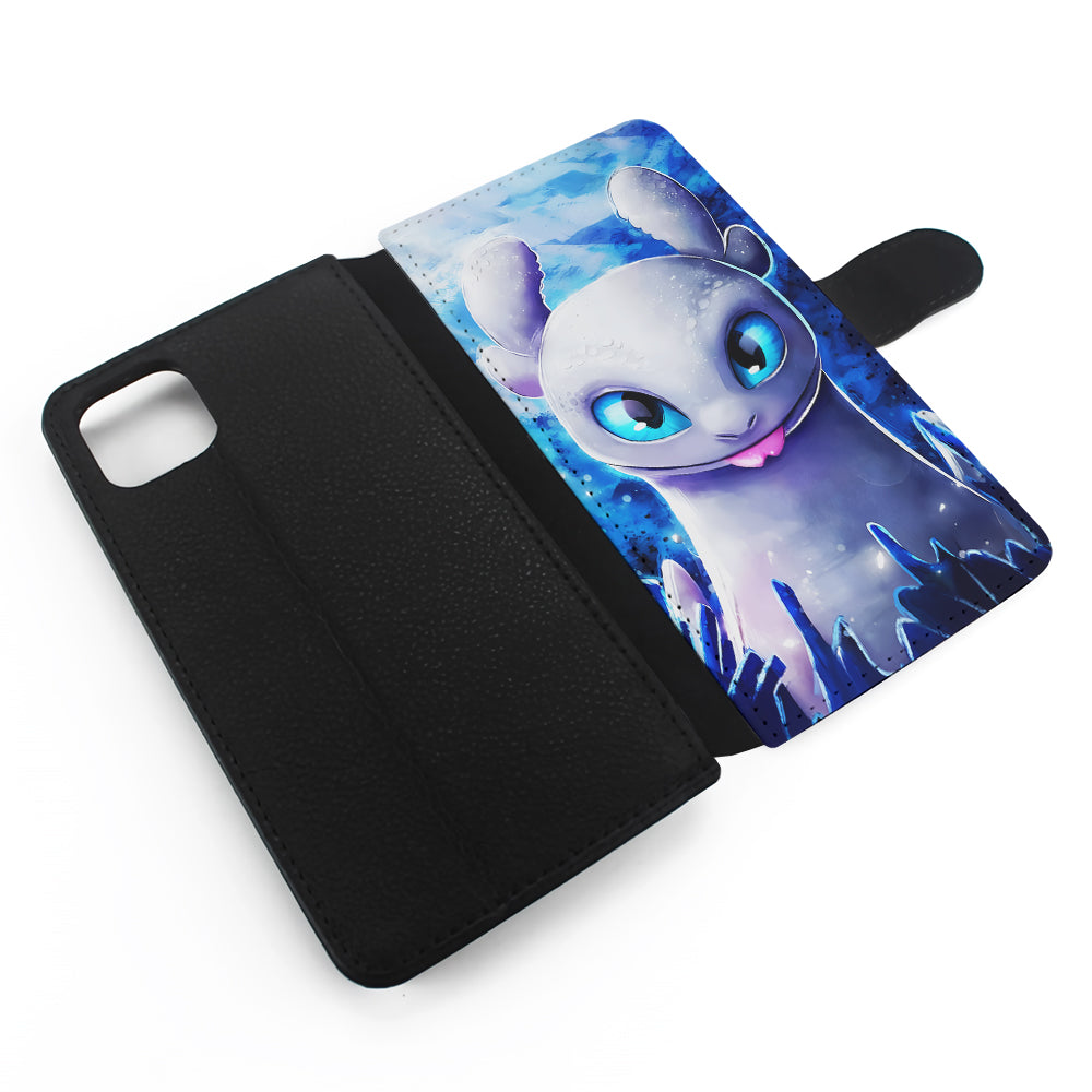 Light Fury How To Train Your Dragon Flip Wallet Phone Case