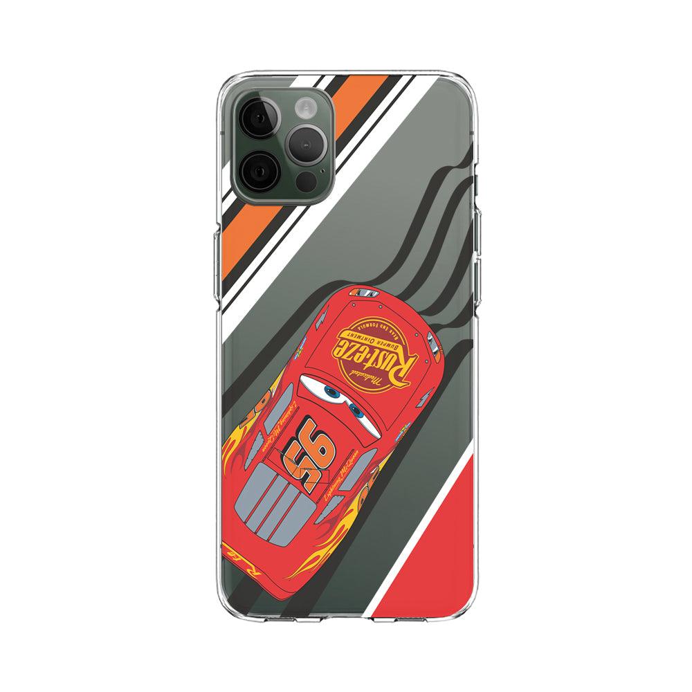 Lightning McQueen Drifting Clear Soft Case-Oxvistore