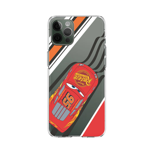 Lightning McQueen Drifting Clear Soft Case