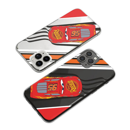 Lightning McQueen Drifting Clear Soft Case-Oxvistore