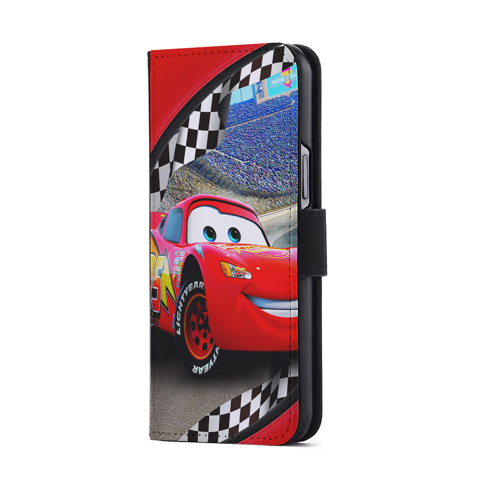 Lightning McQueen Pinata Flip Wallet Phone Case