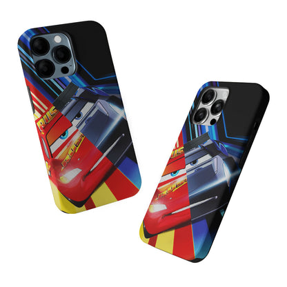 Lightning Mcqueen Car Poster 2 in 1 Tough Phone Case