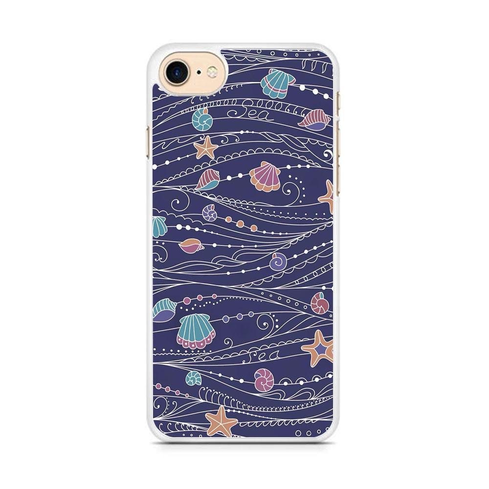 Line in Ocean Life iPhone 8 Case-Oxvistore