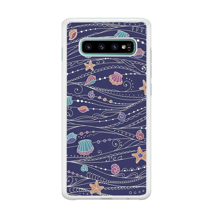 Line in Ocean Life Samsung Galaxy S10 Case-Oxvistore