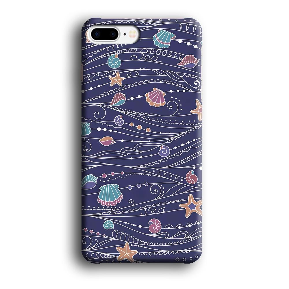 Line in Ocean Life iPhone 7 Plus Case-Oxvistore