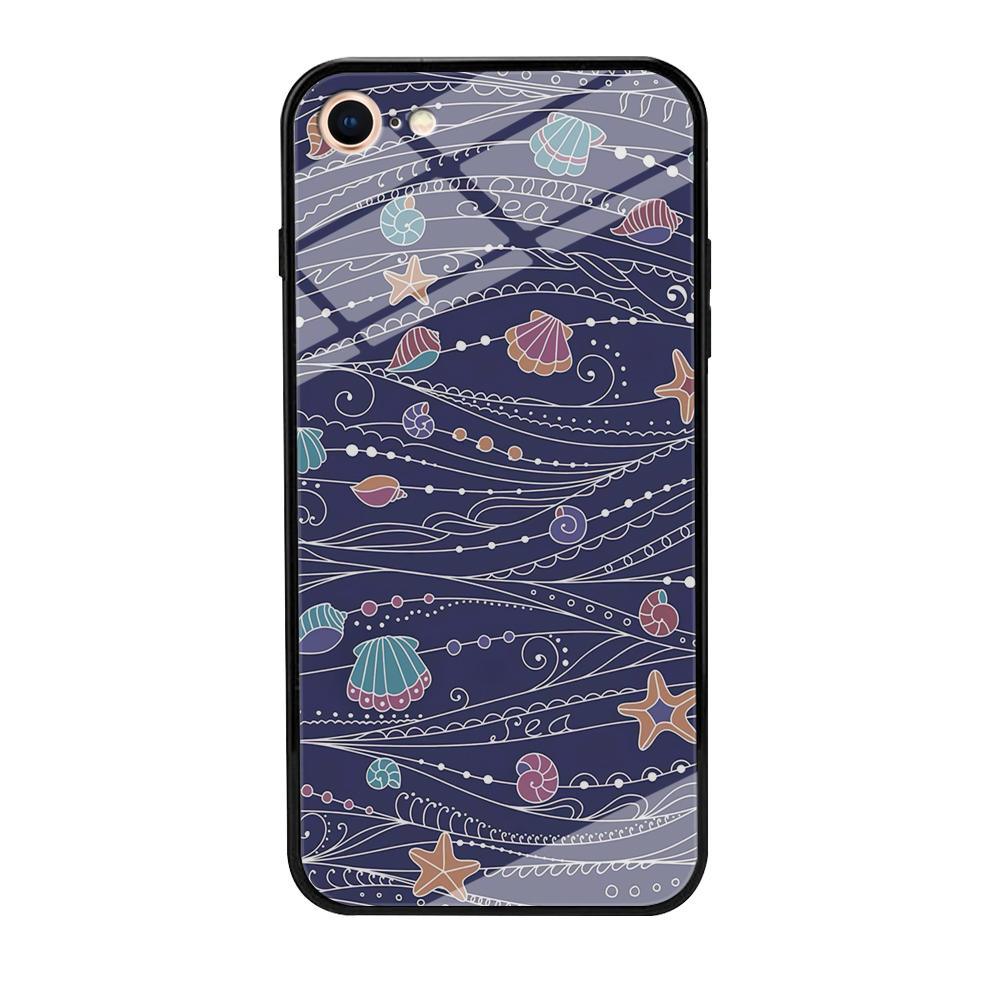 Line in Ocean Life iPhone 8 Case-Oxvistore