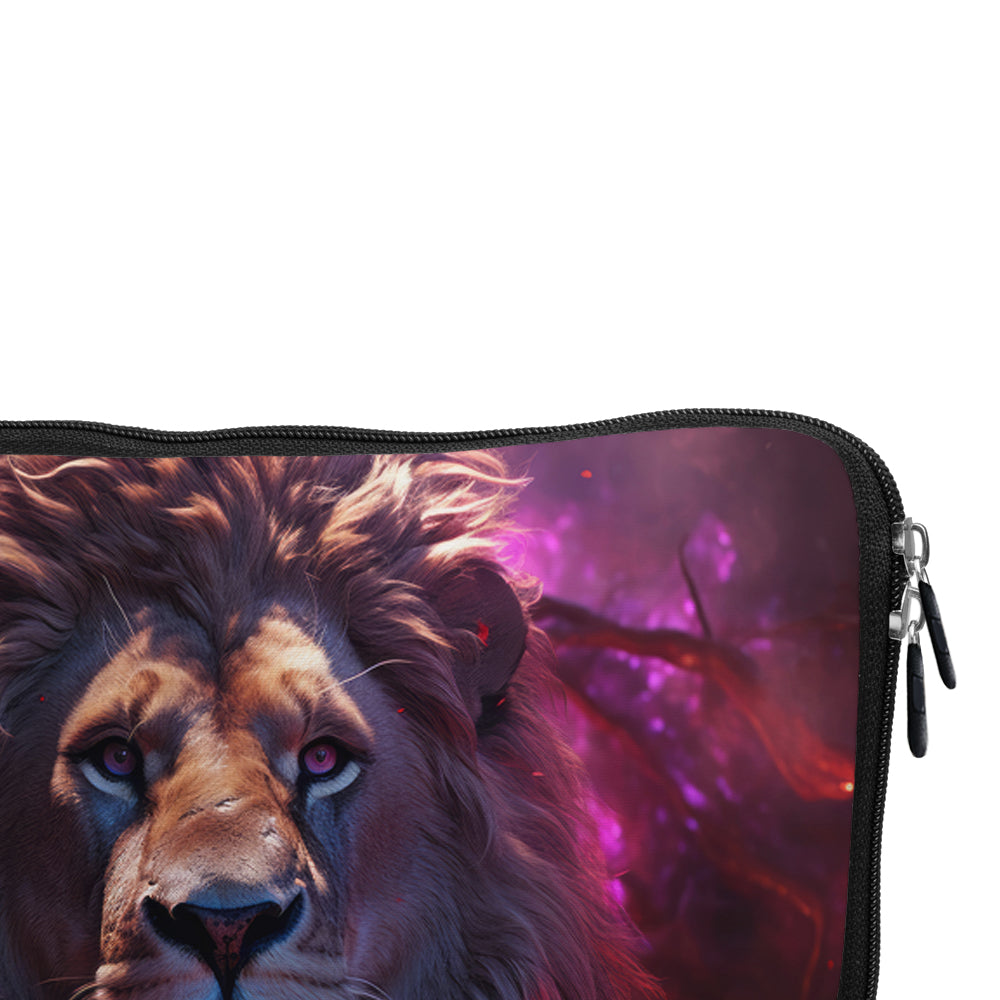 Lion Face Art Laptop Sleeve Protective Cover