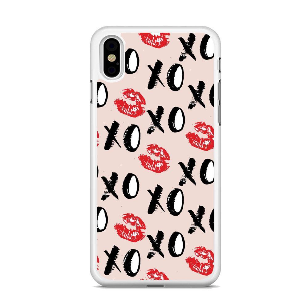 Lips and Xoxo iPhone X Case-Oxvistore