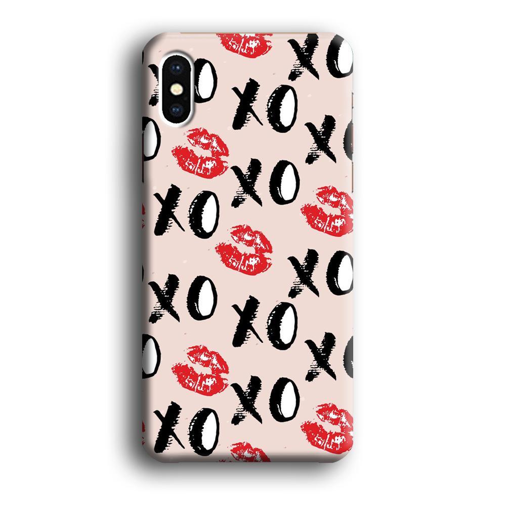 Lips and Xoxo iPhone X Case-Oxvistore