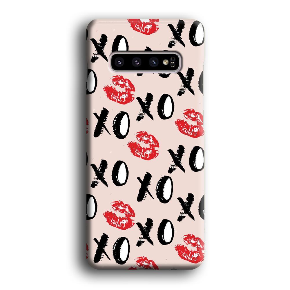 Lips and Xoxo Samsung Galaxy S10 Case-Oxvistore