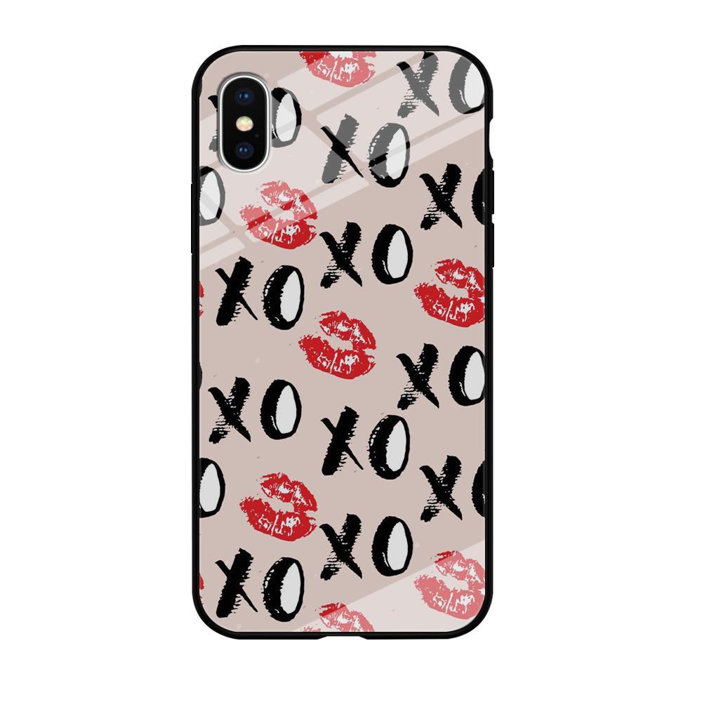 Lips and Xoxo iPhone X Case-Oxvistore