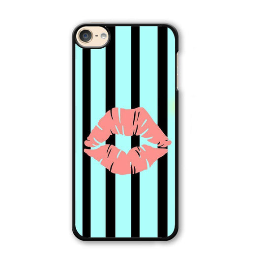 Lips at Strip iPod Touch 6 Case-Plastic Black (2D Case)-Oxvistore
