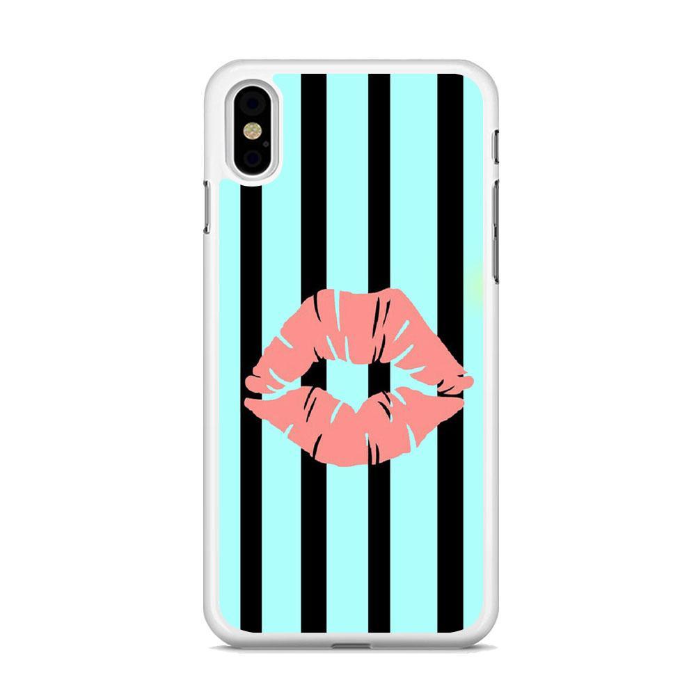 Lips at Strip iPhone X Case-Oxvistore