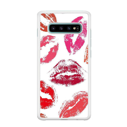 Lips with Kiss Samsung Galaxy S10 Case-Oxvistore