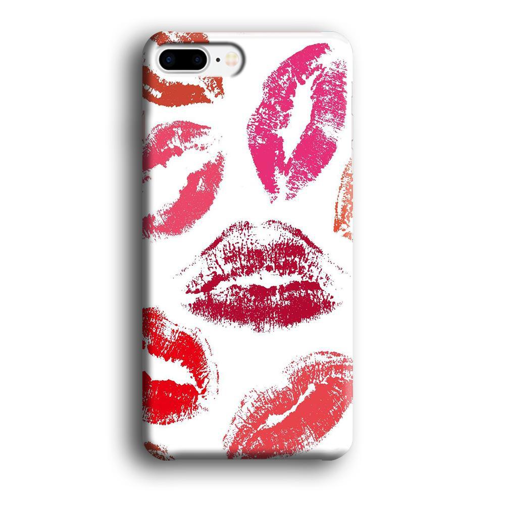 Lips with Kiss iPhone 7 Plus Case-Oxvistore