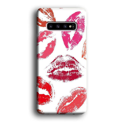 Lips with Kiss Samsung Galaxy S10 Case-Oxvistore