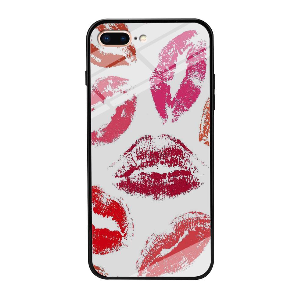 Lips with Kiss iPhone 7 Plus Case-Oxvistore