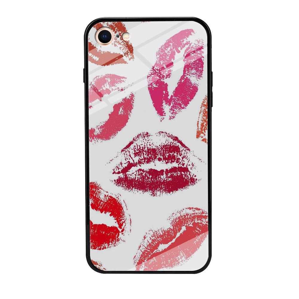 Lips with Kiss iPhone 8 Case-Oxvistore