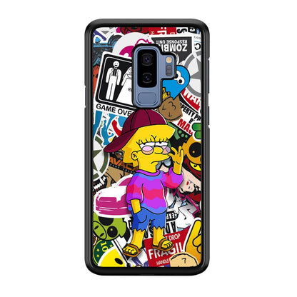 Lisa Simpson Relax and Grown-Up Samsung Galaxy S9 Plus Case-Oxvistore