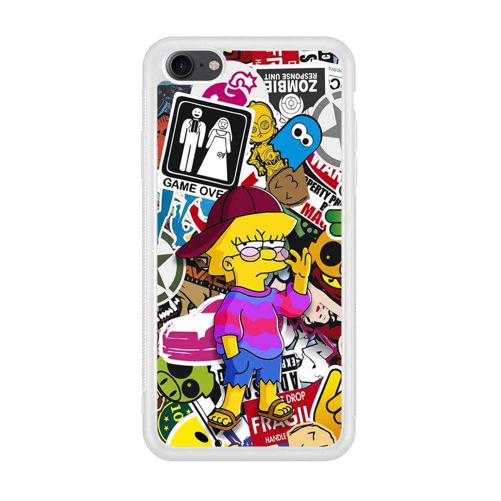 Lisa Simpson Relax and Grown-Up iPhone 8 Case-Oxvistore