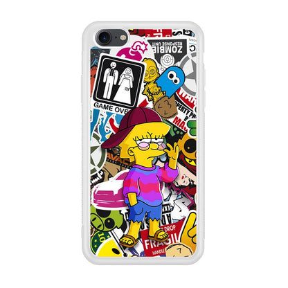 Lisa Simpson Relax and Grown-Up iPhone 8 Case-Oxvistore