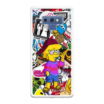 Lisa Simpson Relax and Grown-Up Samsung Galaxy Note 9 Case-Oxvistore